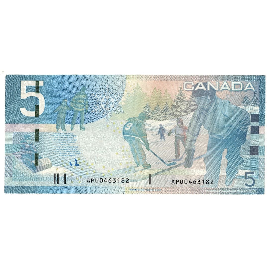 Geldschein, Kanada, 5 Dollars, 2006-, KM:101Aa, UNZ-