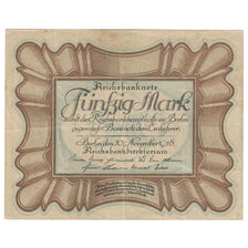 Banknote, Germany, 50 Mark, 1918, 1918-11-30, KM:65, EF(40-45)