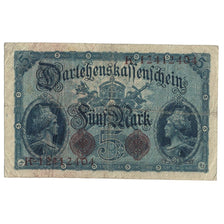 Geldschein, Deutschland, 5 Mark, 1914, 1914-08-05, KM:47c, SGE
