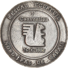 Francia, Token, Savings Bank, 1 Ecu Caisse d'Epargne Ecureuil