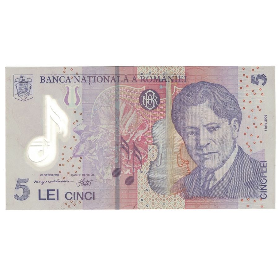 Banconote, Romania, 5 Lei, 2005, 2005-07-01, KM:118a, SPL
