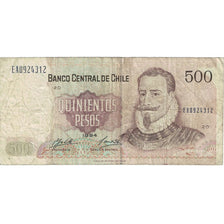 Billete, 500 Pesos, 1994, Chile, KM:153e, RC