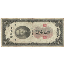 Billet, Chine, 10 Customs Gold Units, 1930, KM:327b, B+