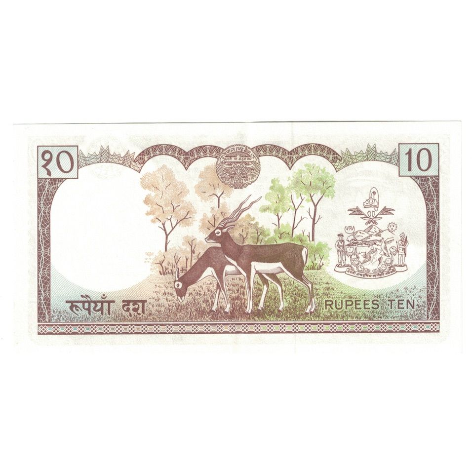 Banknot, Nepal, 10 Rupees, Undated (1974), KM:24a, UNC(64)