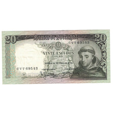 Nota, Portugal, 20 Escudos, 1964, 1964-05-26, KM:167b, EF(40-45)