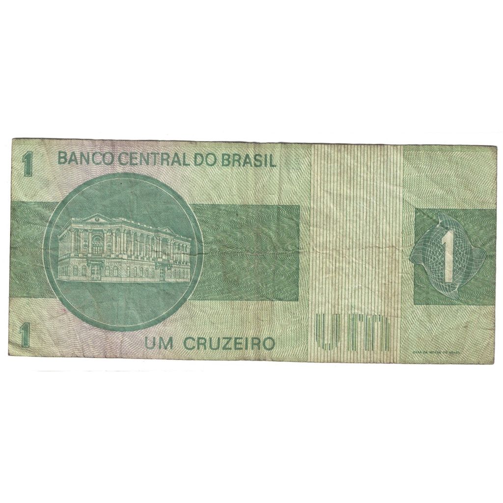 Nota, Brasil, 1 Cruzeiro, 1975, KM:191Ab, F(12-15)