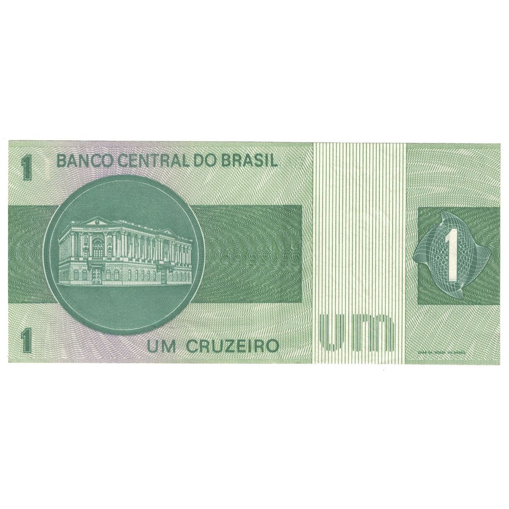Biljet, Brazilië, 1 Cruzeiro, 1975, KM:191Ab, TTB+
