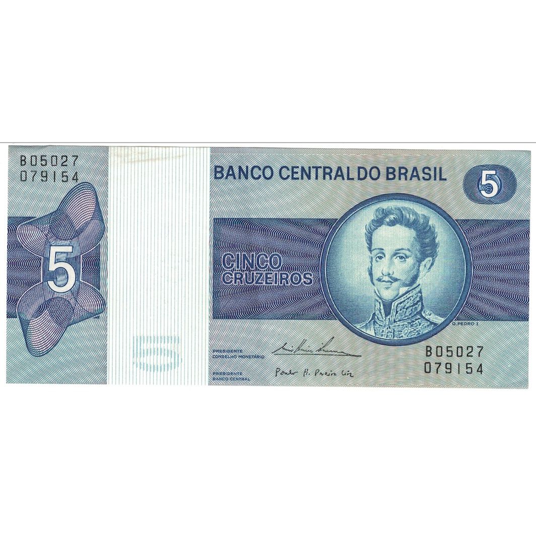 Banconote, Brasile, 5 Cruzeiros, UNDATED (1970-80), KM:192a, BB