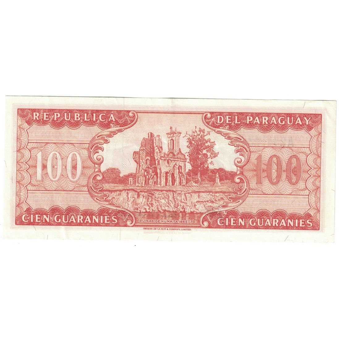 Geldschein, Paraguay, 100 Guaranies, L1952, KM:199b, S+