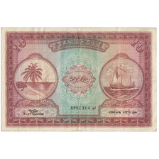 Banconote, Maldive, 10 Rupees, 1960, 1960-06-04, KM:5b, MB+