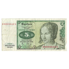 Nota, ALEMANHA - REPÚBLICA FEDERAL, 5 Deutsche Mark, 1980, 1980-01-02, KM:30b