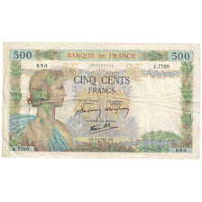 Frankreich, 500 Francs, La Paix, 1943, 1943-01-07, SGE+, Fayette:32.44, KM:95b