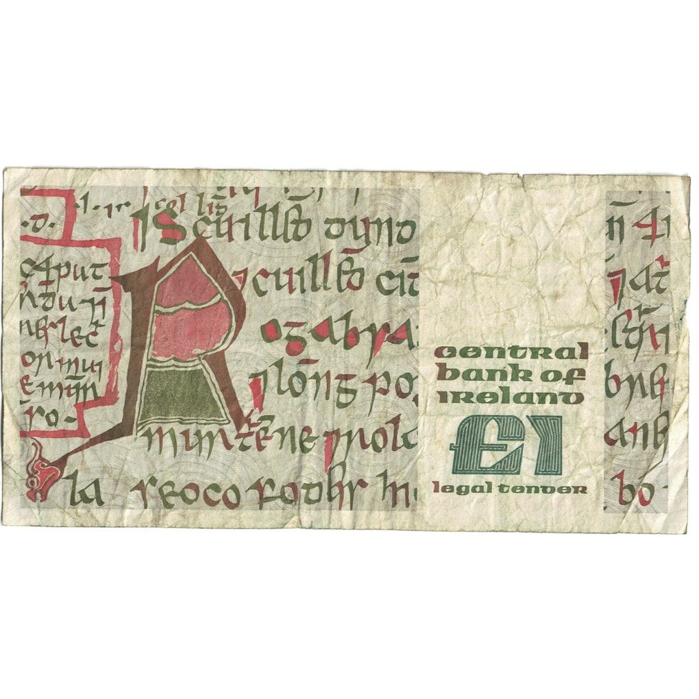 Banconote, Irlanda - Repubblica, 1 Pound, 1981, 1981-05-21, KM:70b, B