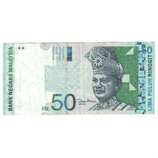 Banknote, Malaysia, 50 Ringgit, Undated (2001), KM:43d, EF(40-45)