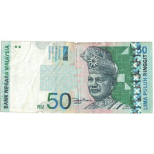 Banknot, Malezja, 50 Ringgit, Undated (2001), KM:43d, F(12-15)