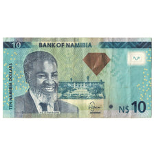 Nota, Namíbia, 10 Namibia dollars, 2013, EF(40-45)
