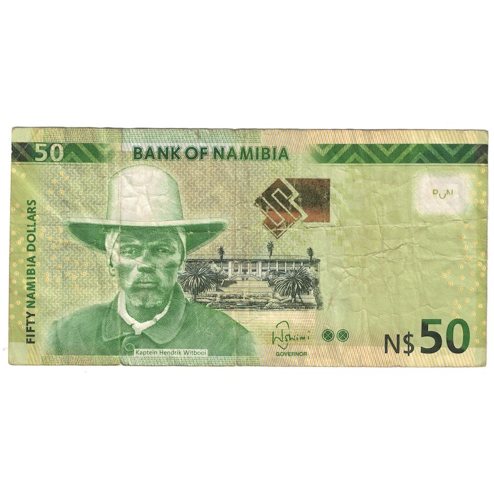 Billete, 50 Namibia dollars, 2012, Namibia, KM:13, RC+