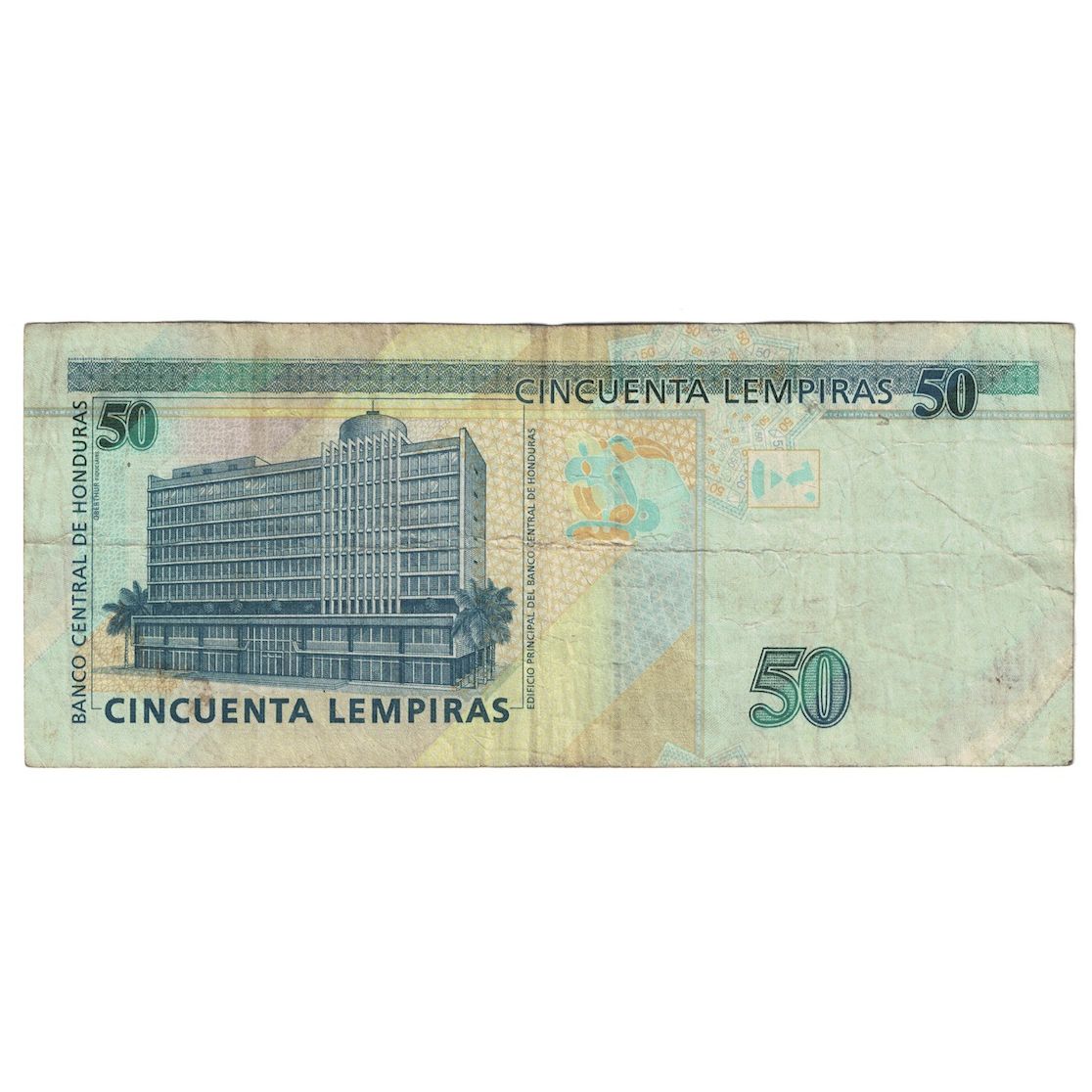 Geldschein, Honduras, 50 Lempiras, 2014, 2014-06-12, SGE+