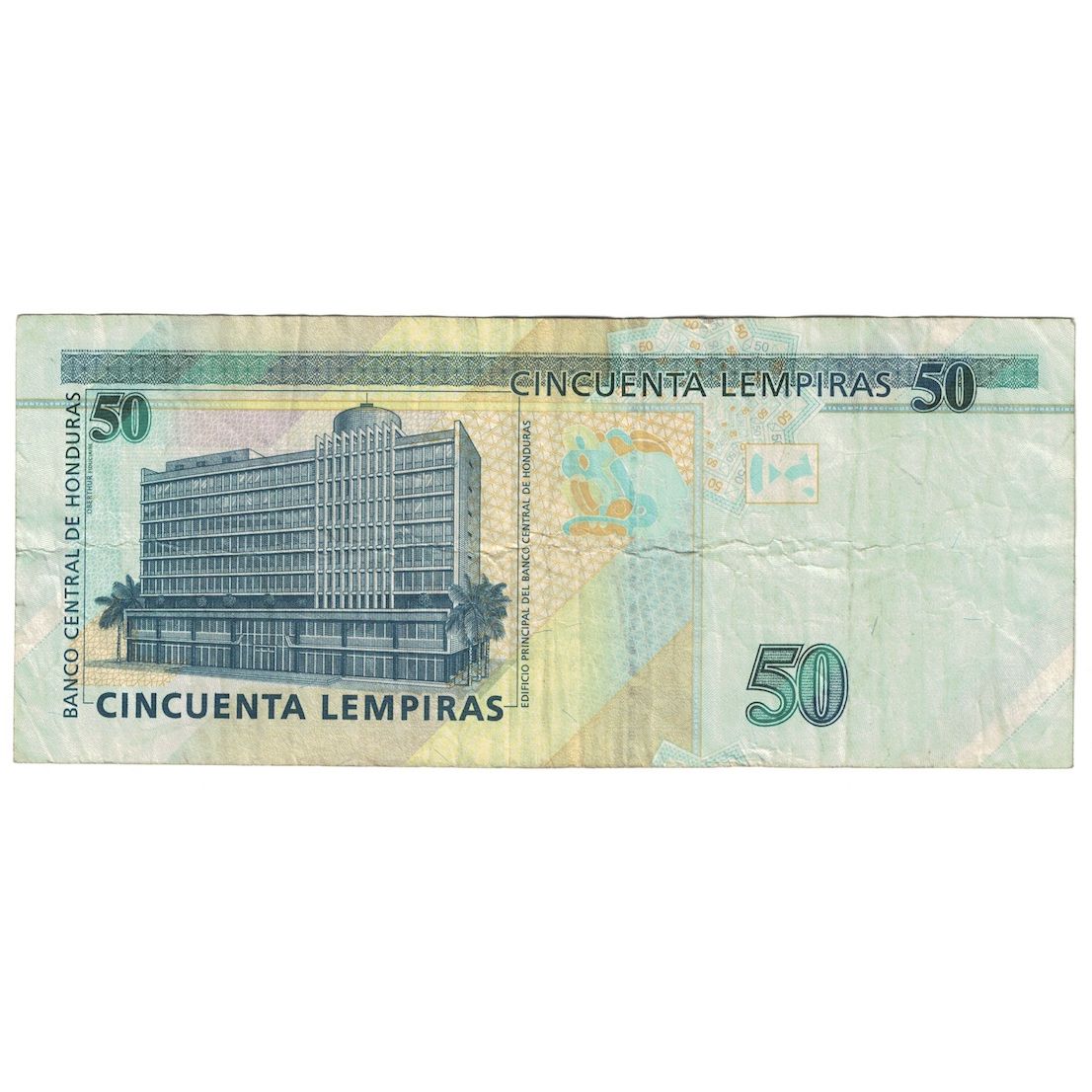 Billete, 50 Lempiras, 2014, Honduras, 2014-06-12, RC+
