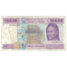 Billet, États de l'Afrique centrale, 10,000 Francs, 2002, KM:410A, B+