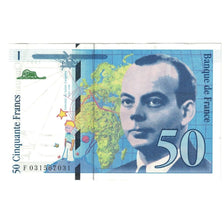 França, 50 Francs, St Exupéry, 1997, UNC(63), Fayette:73.4, KM:157Ad