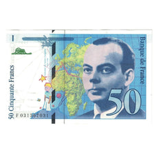 France, 50 Francs, St Exupéry, 1997, UNC(63), Fayette:73.4, KM:157Ad