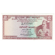 Banconote, Ceylon, 2 Rupees, 1977, 1977-08-26, KM:72d, FDS