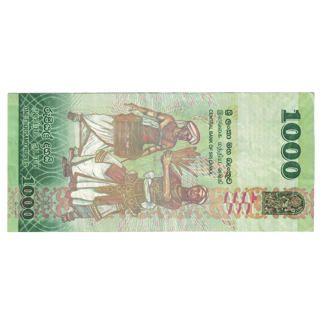 Banconote, Sri Lanka, 1000 Rupees, 2010, 2010-01-01, KM:127a, BB+