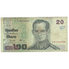 Banconote, Thailandia, 20 Baht, Undated (2003), KM:109, B+