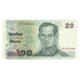 Banconote, Thailandia, 20 Baht, Undated (2003), KM:109, SPL