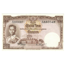 Banconote, Thailandia, 10 Baht, Undated (1953), KM:76d, SPL