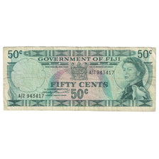 Billet, Fiji, 50 Cents, undated (1969), KM:58a, B+