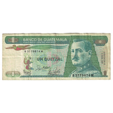 Billete, 1 Quetzal, 1988, Guatemala, 1988-01-06, KM:66, RC+