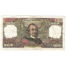 Frankrijk, 100 Francs, Corneille, 1974, 1974-02-07, B+, Fayette:65.45, KM:149d