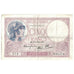 France, 5 Francs, Violet, 1939, 1939-08-17, TTB, Fayette:4.10, KM:83