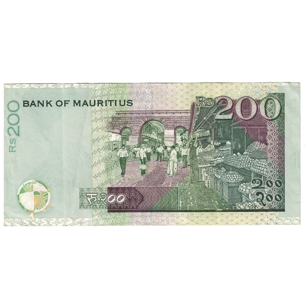 Geldschein, Mauritius, 200 Rupees, 2004, KM:57a, SS+