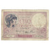 France, 5 Francs, Violet, 1939, 1939-09-21, B+, Fayette:04.09, KM:83