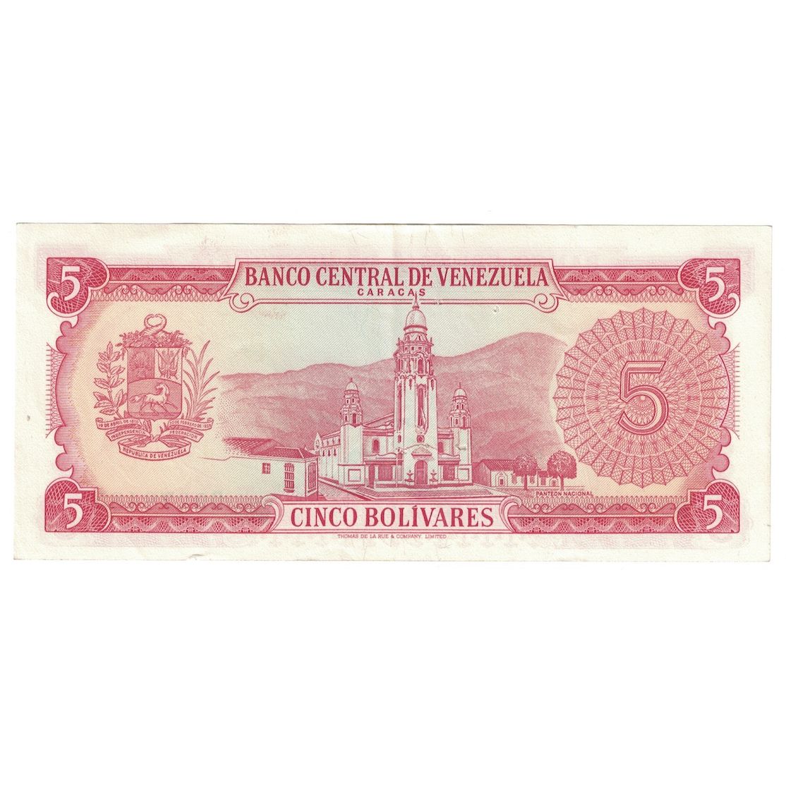 Billet, Venezuela, 5 Bolivares, 1974, 1974-01-29, KM:50h, NEUF