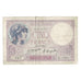 França, 5 Francs, Violet, 1923, 1923-01-30, VF(20-25), Fayette:3.7, KM:72c