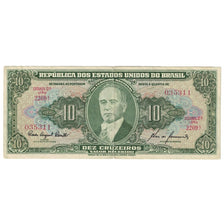 Banknote, Brazil, 10 Cruzeiros, 1953-1960, KM:159f, VF(20-25)