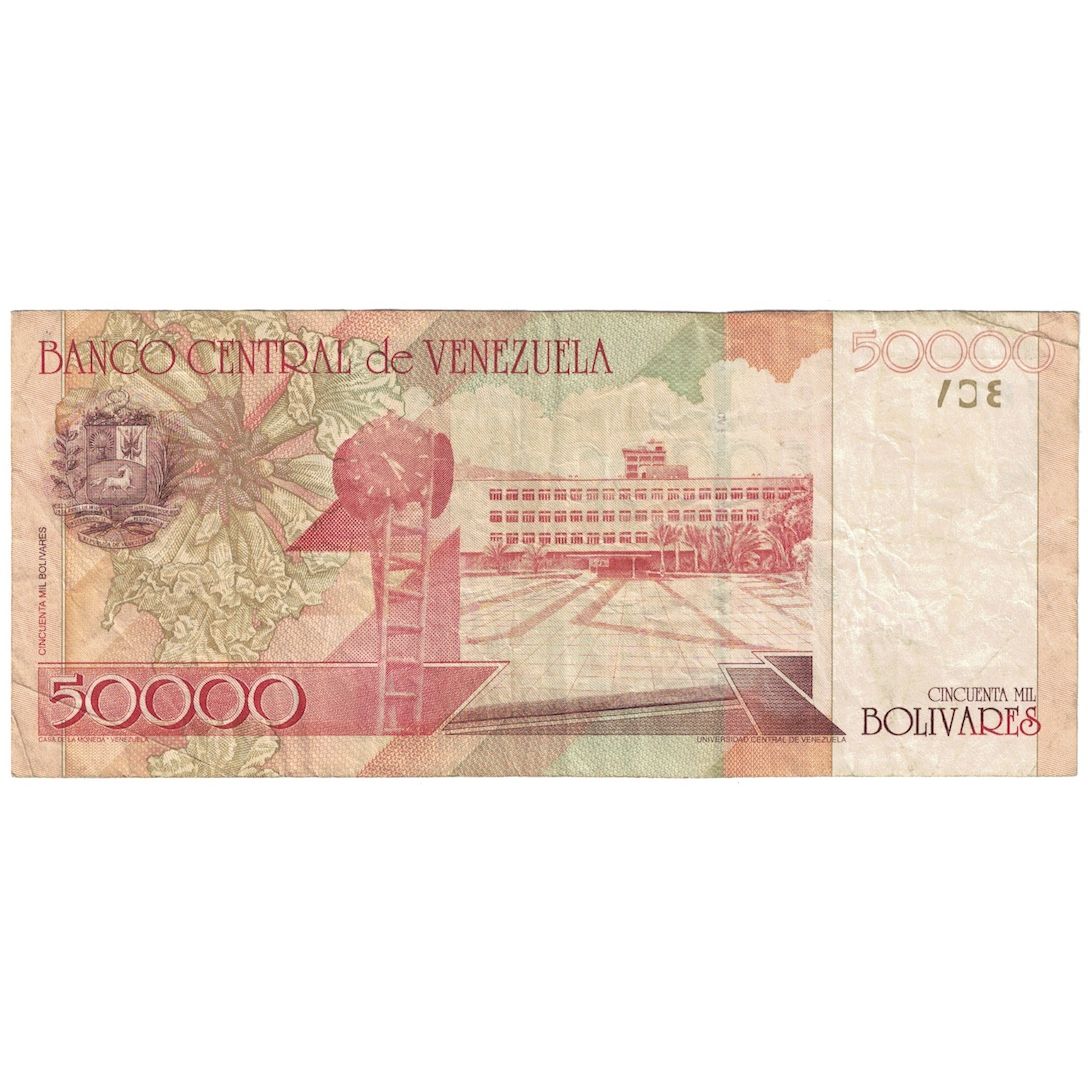 Billet, Venezuela, 50,000 Bolívares, 2005, 2005-09-29, KM:87b, TB