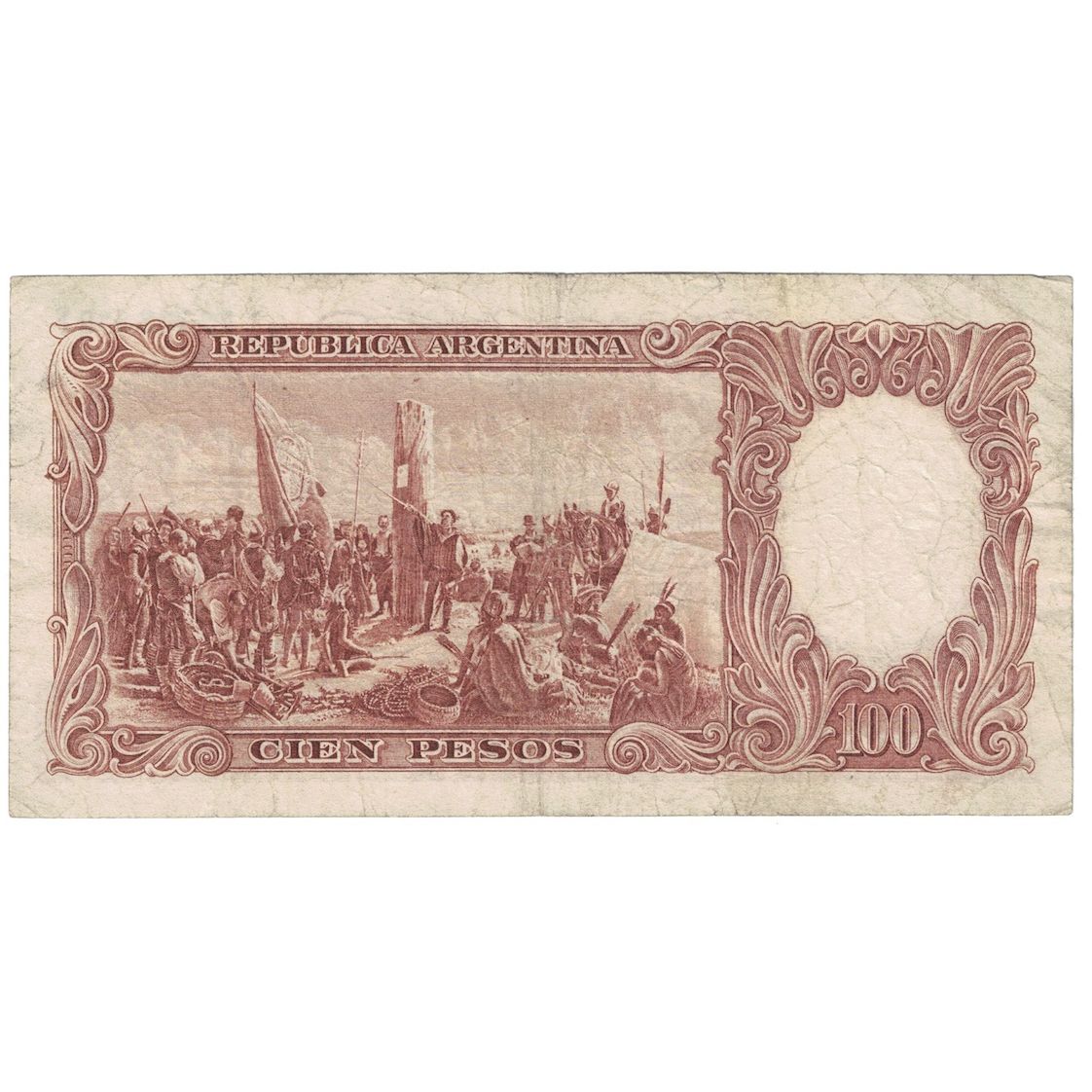 Banknote, Argentina, 100 Pesos, undated (1967-69), KM:277, VF(30-35)