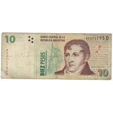 Banknote, Argentina, 10 Pesos, Undated (2003), KM:354, VG(8-10)