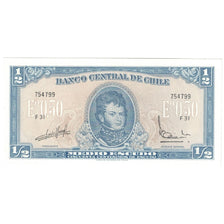 Geldschein, Chile, 1/2 Escudo, 1962-1975, KM:134a, UNZ