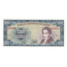 Banknote, Chile, 100 Escudos, Undated (1962-75), KM:141a, UNC(65-70)