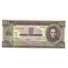 Billet, Bolivie, 5 Bolivianos, L.1945, 1945-12-20, KM:138d, NEUF