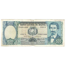 Billet, Bolivie, 500 Pesos Bolivianos, D. 1981-06-01, KM:166a, TB