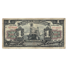 Billete, 1 Boliviano, 1911, Bolivia, 1911-05-11, KM:102a, RC+