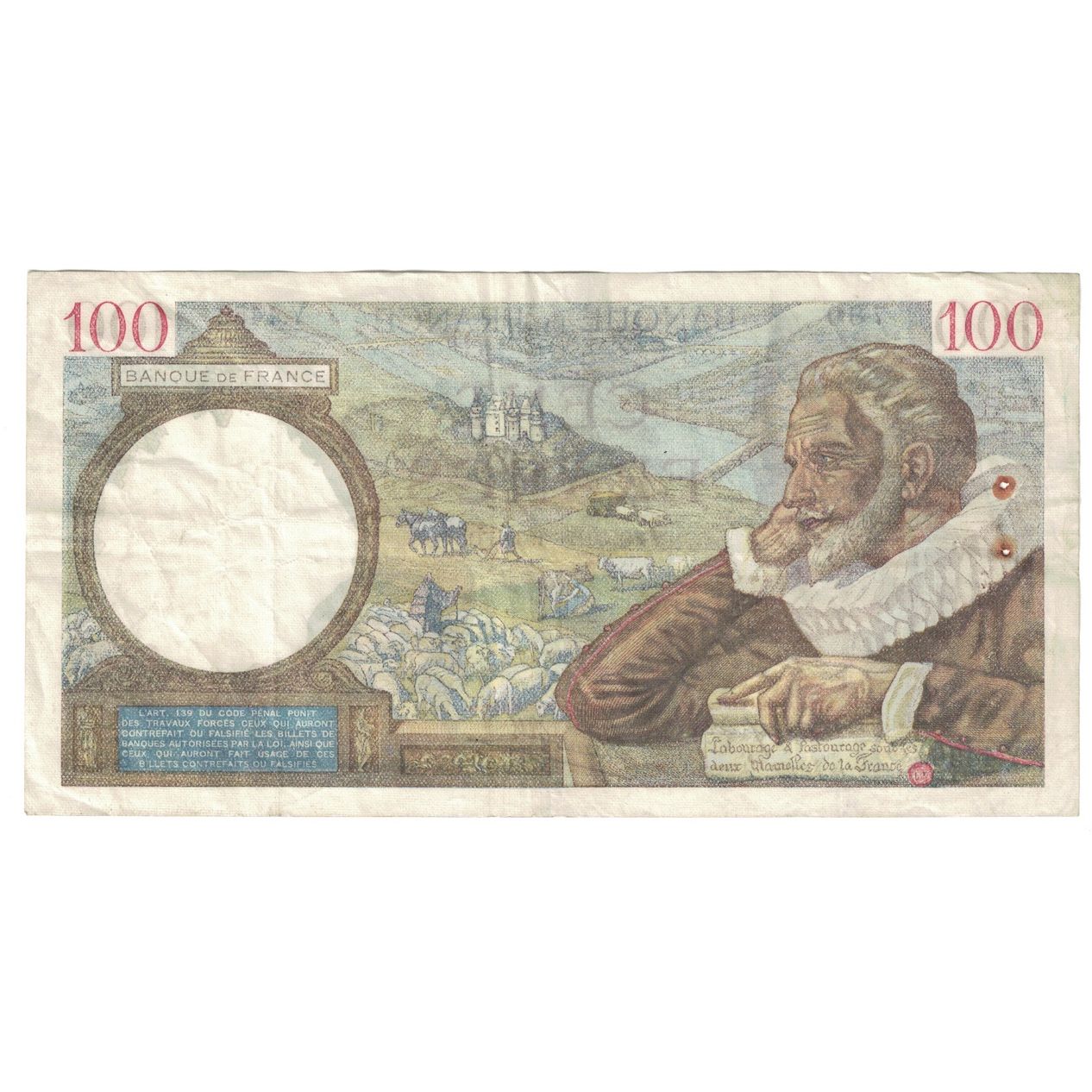 Francia, 100 Francs, Sully, 1939, 1939-11-30, BB, Fayette:26.16, KM:94