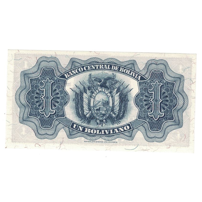 Billete, 1 Boliviano, L.1928, Bolivia, KM:119a, UNC